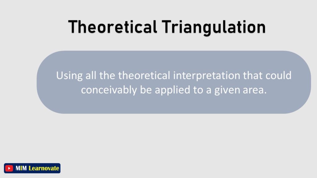 Theoretical triangulation