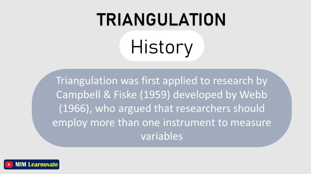 History of Triangulation