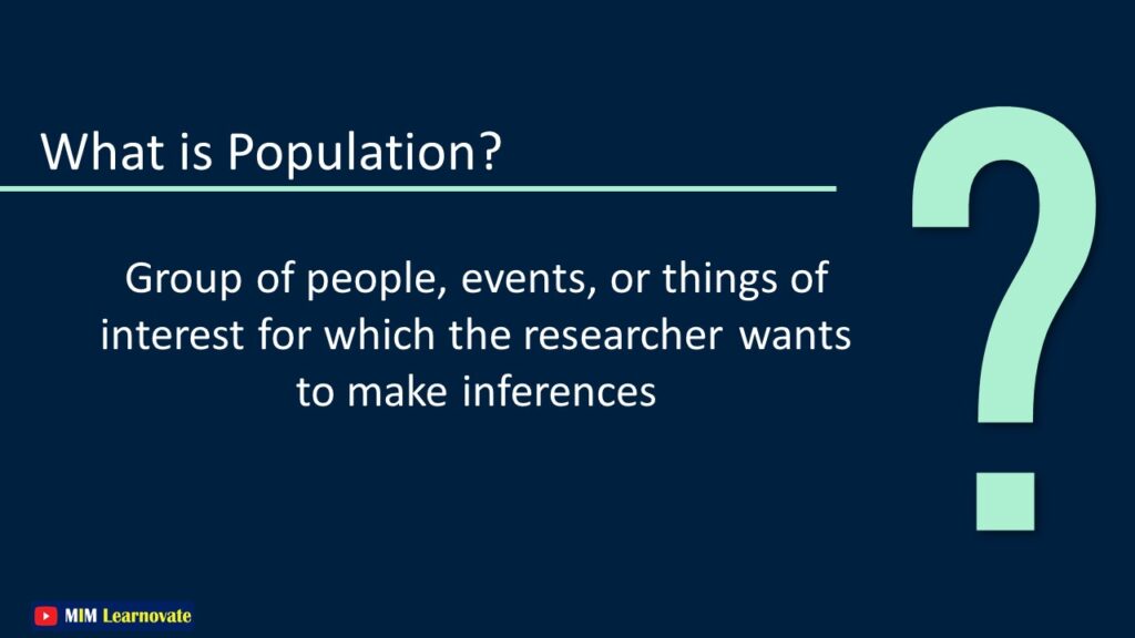 What is Population?