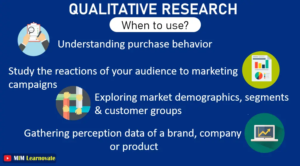When to use Qualitative research?