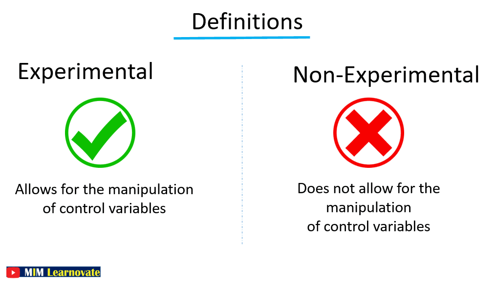 The Difference Between Experimental and Non-Experimental Research