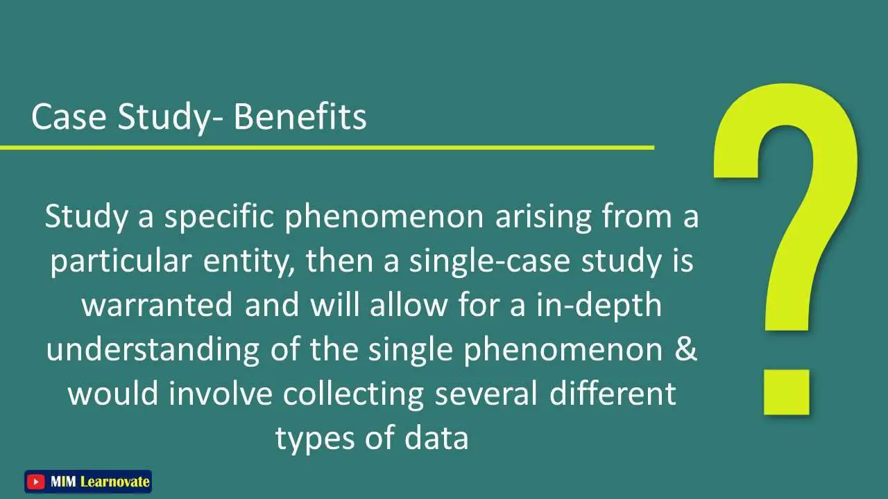 benefits of case study in research