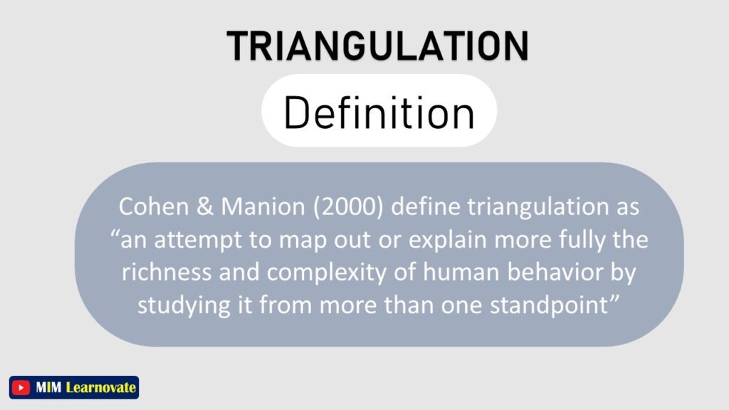 What is Triangulation in Research?