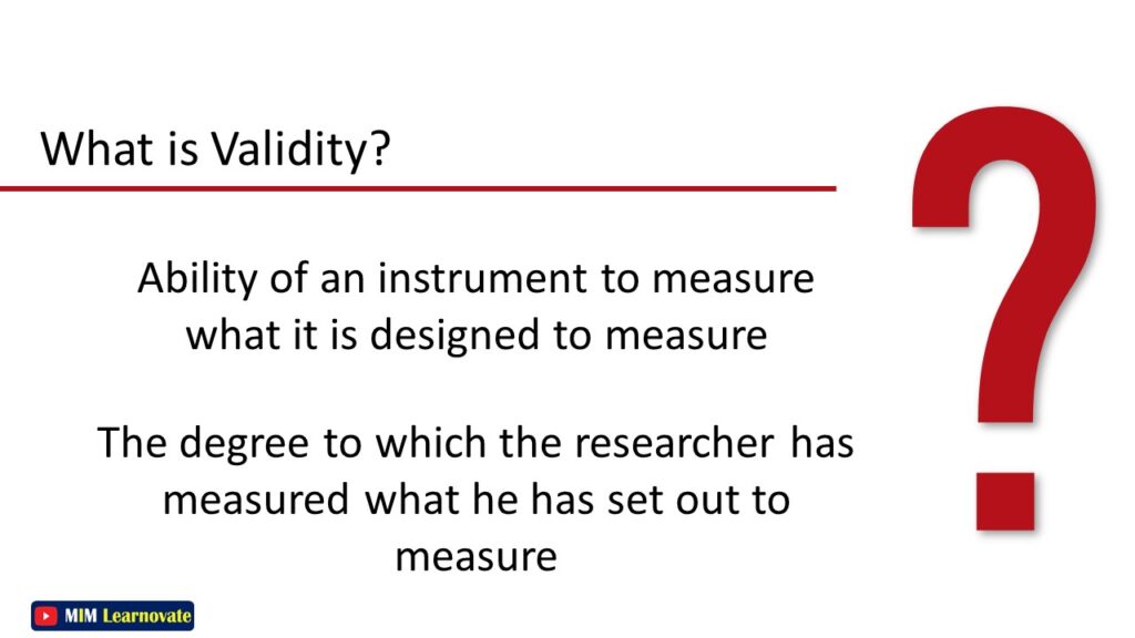 Validity research ppt