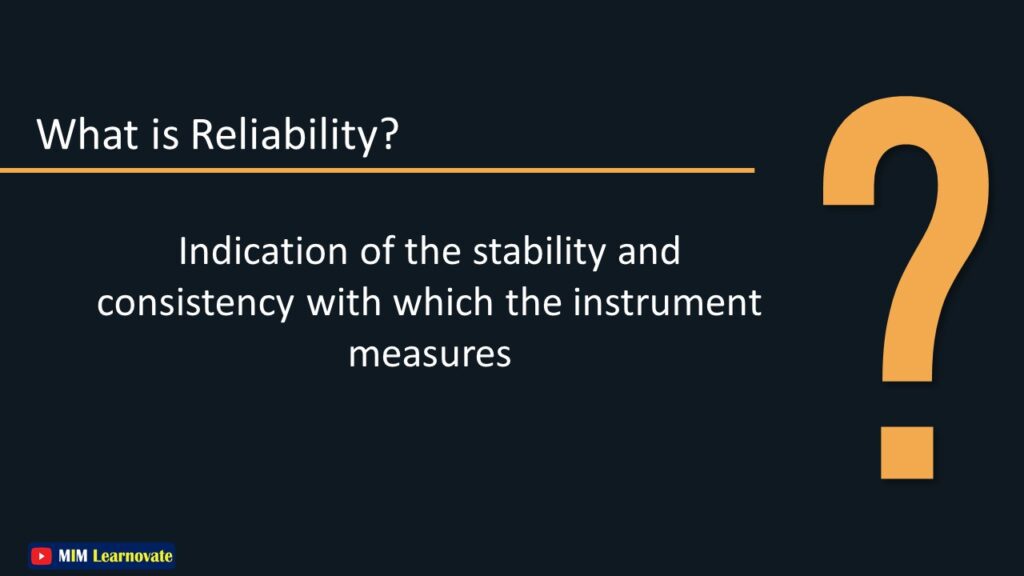What is Reliability? PPt