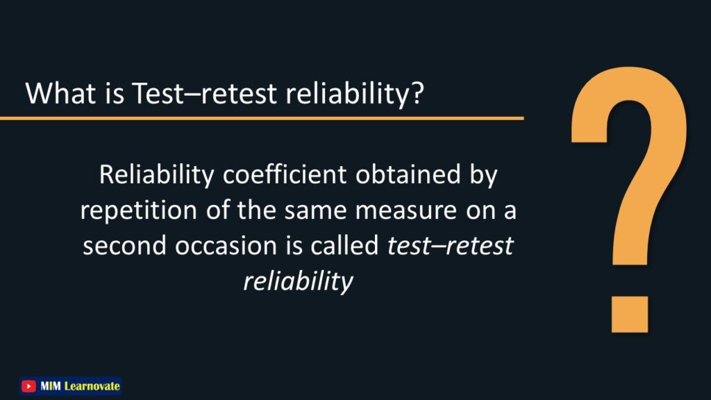 Test-retest Reliability. PPT.
types of reliability ppt