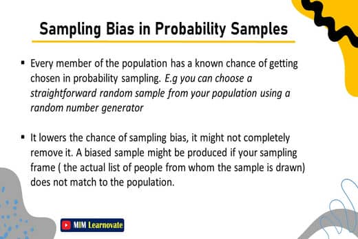 Sampling Bias in Probability Samples PPT
