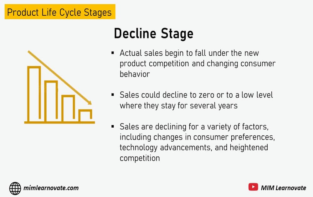 Decline Stage of product life cycle, power point slide, ppt 