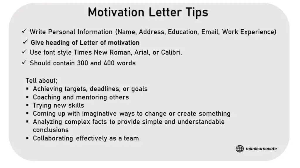 motivation letter, Motivation Letter Tips, letter, cover letter,
