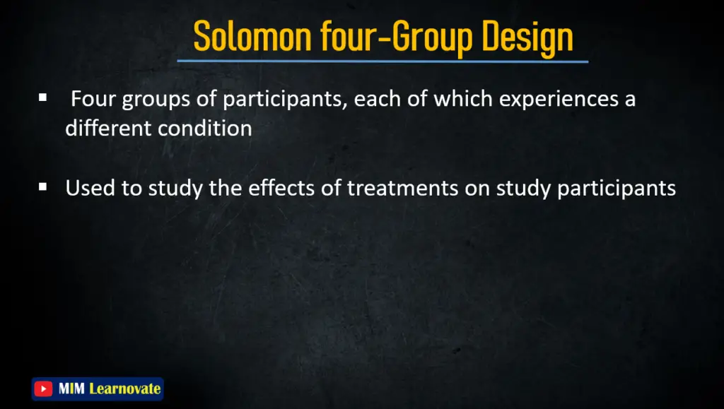 Solomon four-group design PPT