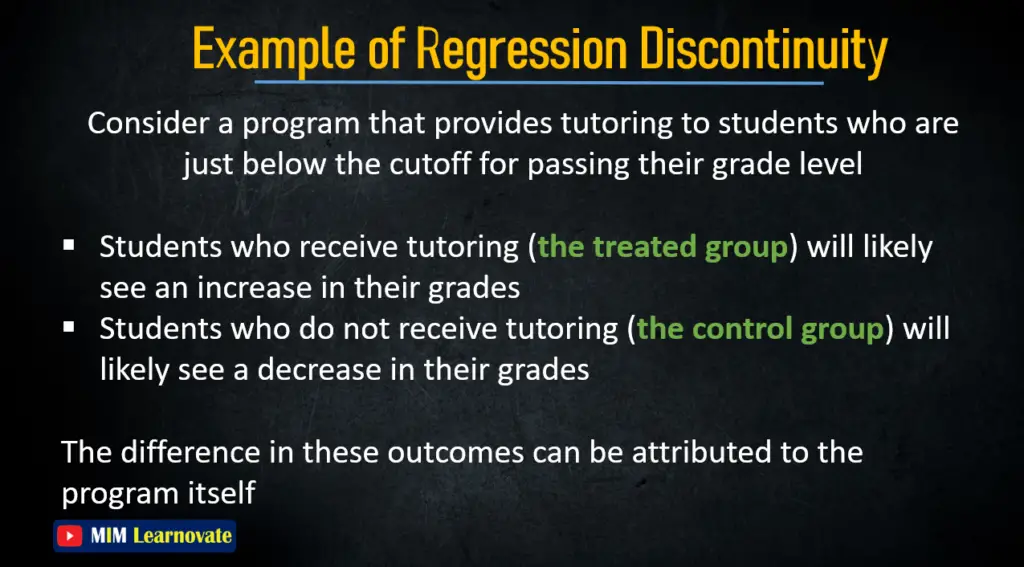 Example of Regression discontinuity PPT