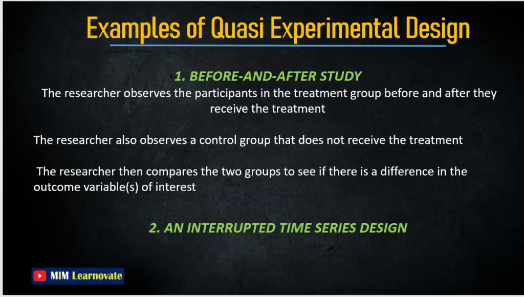 Example of Quasi-Experimental Design | PPT