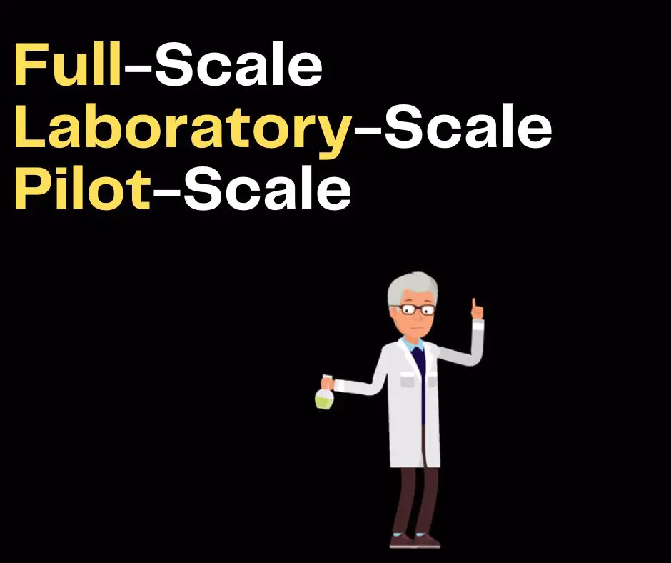 Difference Between Full-Scale, Laboratory-Scale and Pilot-Scale  Studies