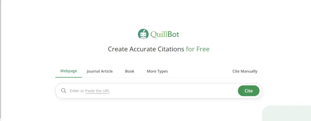 Citation Generator: Quillbot