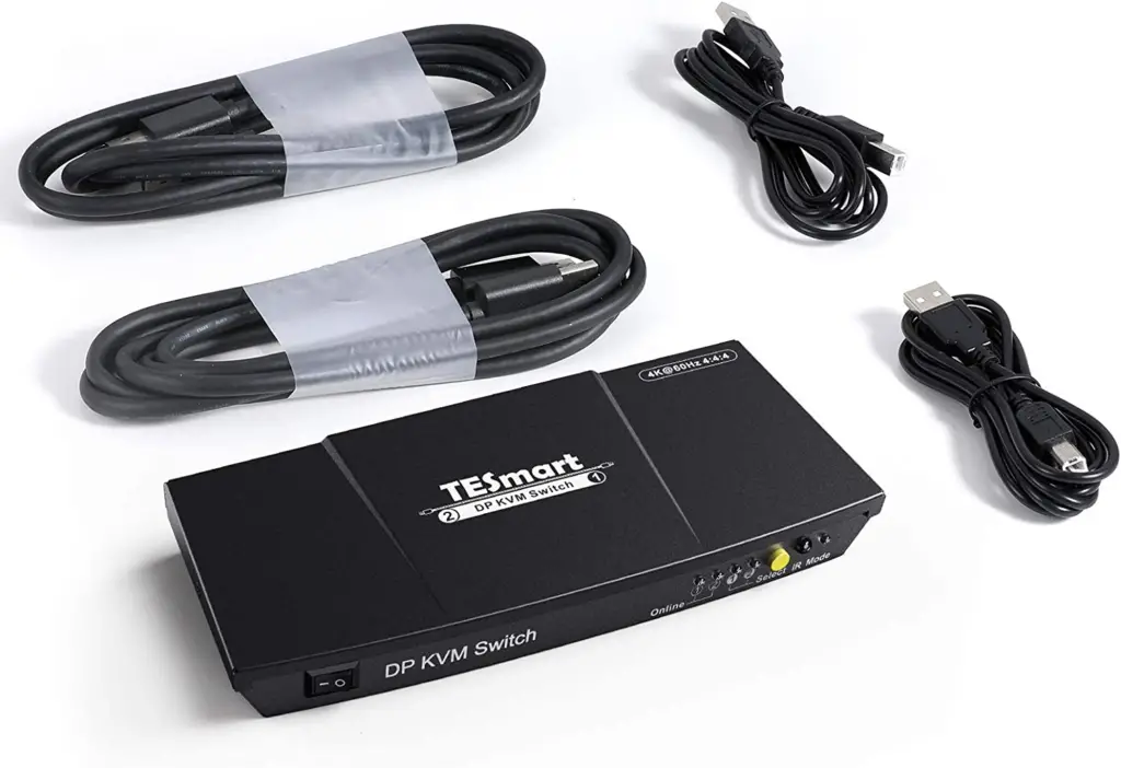 TESmart 2-Port HDMI KVM Switch
5 Best KVM Dual Monitors 
