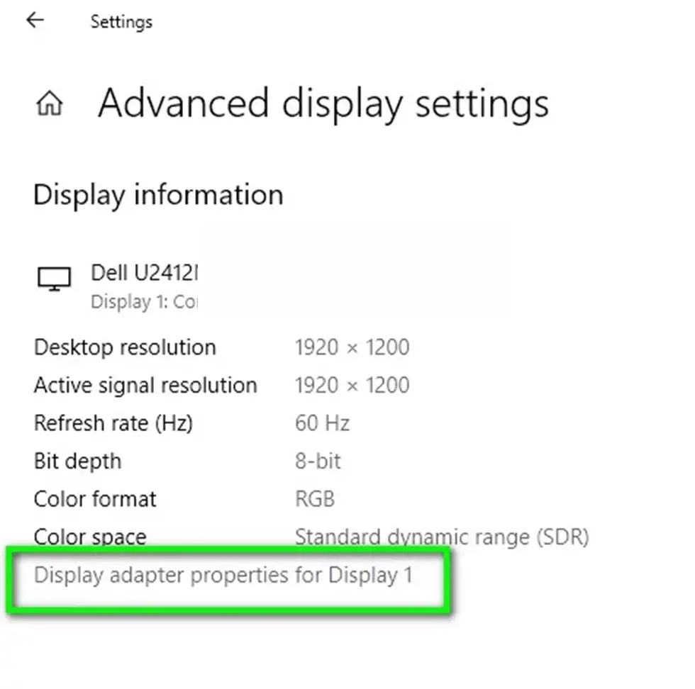 1. Changing Refresh Rate and Resolution