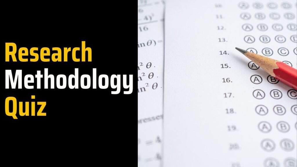 research methodology test questions and answers
