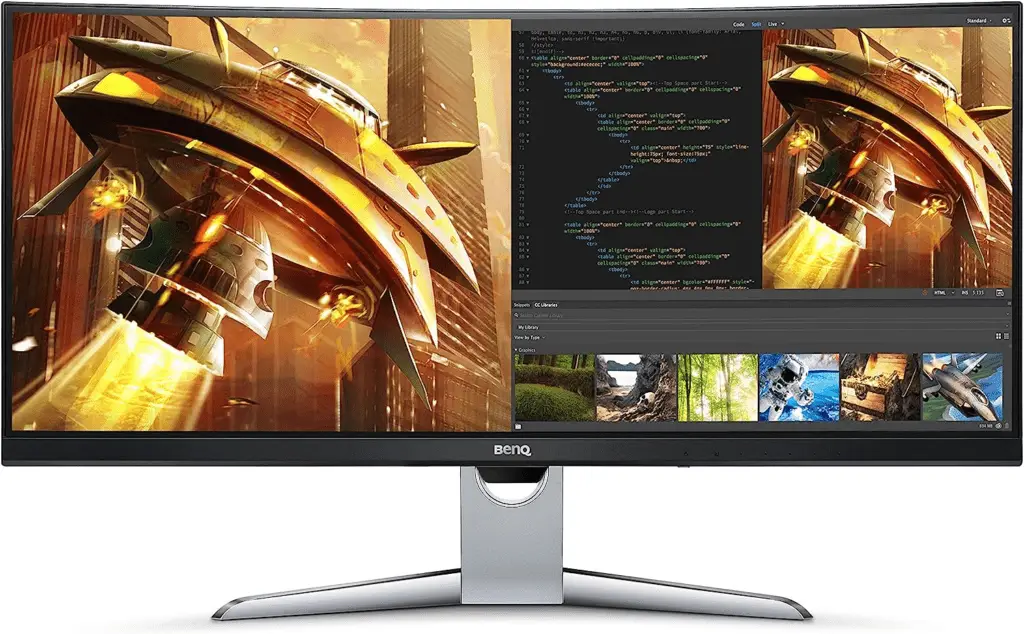  BenQ EX3501R Ultrawide Wide 35 Inch QHD 100 Hz Curved Computer Monitor 