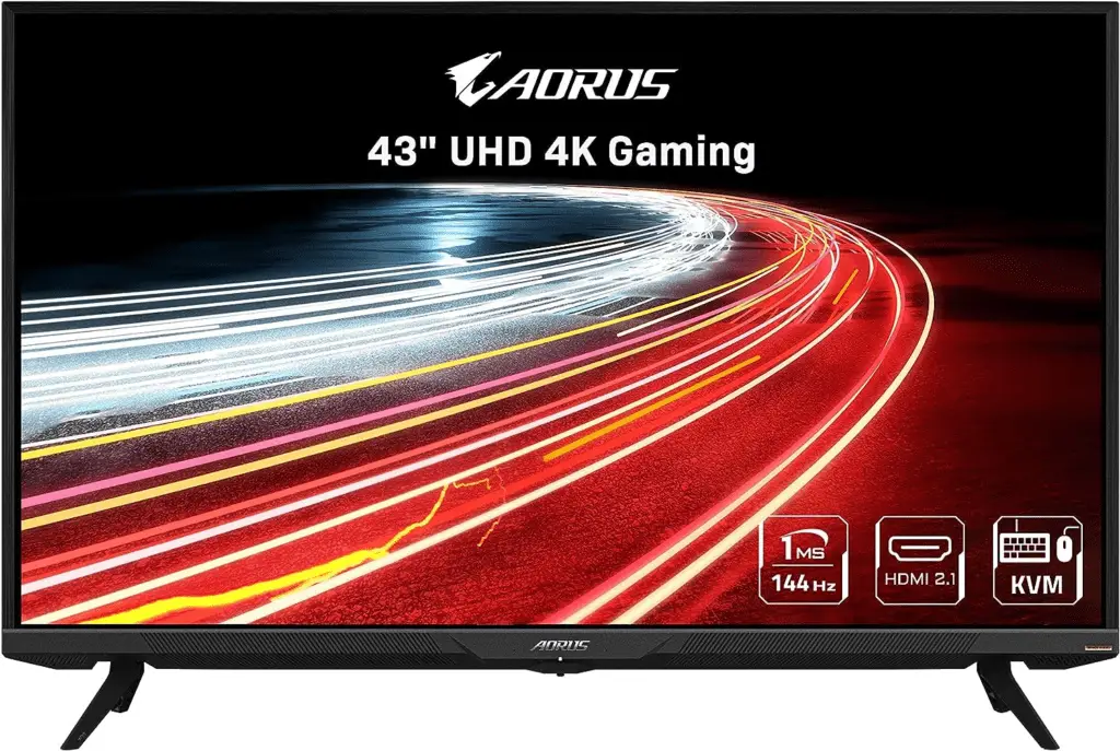 Gigabyte Aorus FV43U: Best Big-Screen 4K Gaming Monitor
