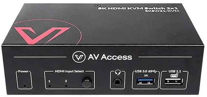 Best Overall: AV Access 8K KVM Switch