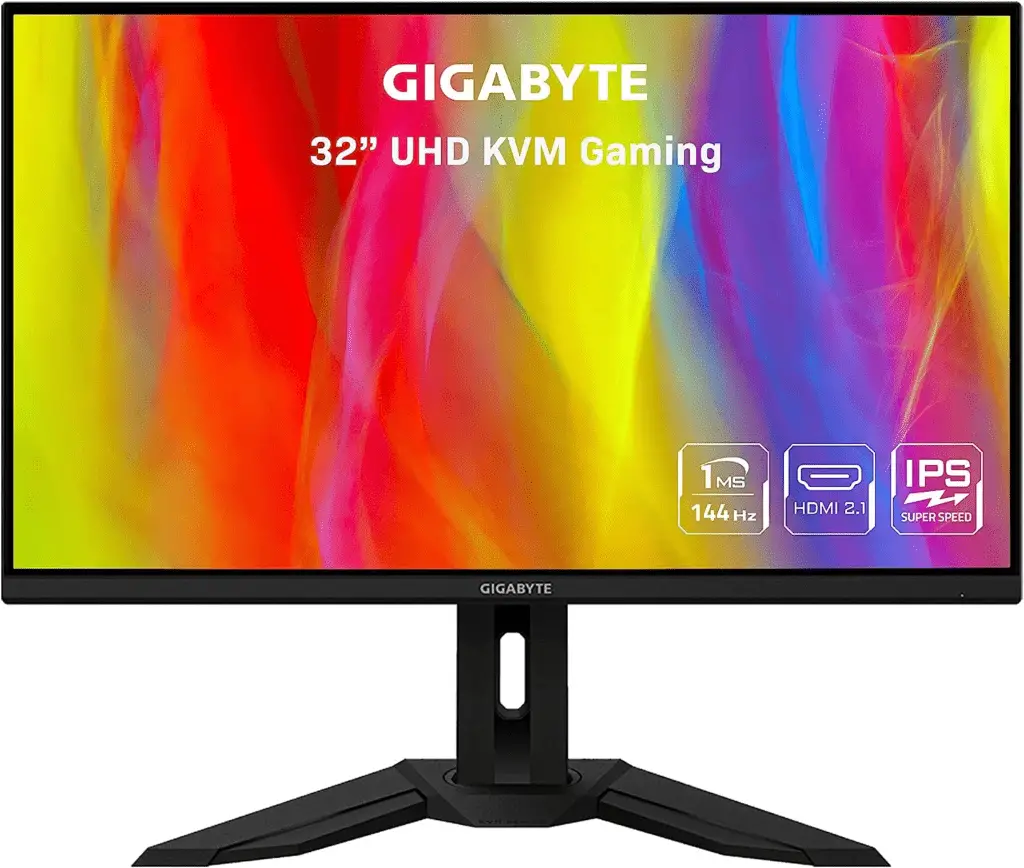 3. Gigabyte M32UC: Best 4K Curved Gaming Monitor