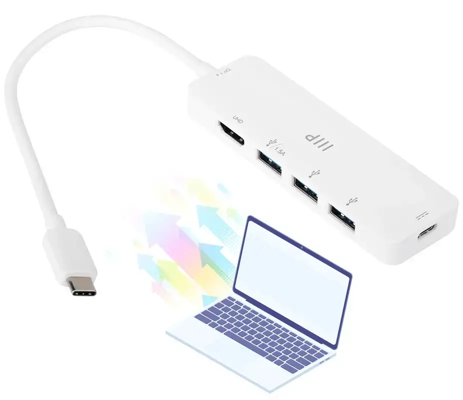Monoprice 7-in-1 USB-C Multiport 4K HDMI Adapter