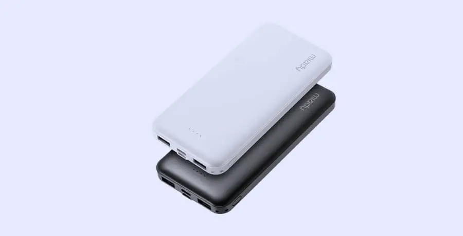 Miady 2-Pack 10000mAh Dual USB Power Bank