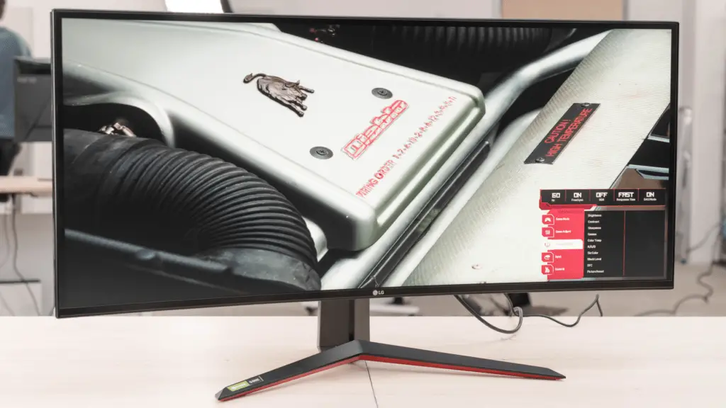  LG 34GP83A-B Best Ultra-wide Gaming Monitors compatible with Nvidia RTX