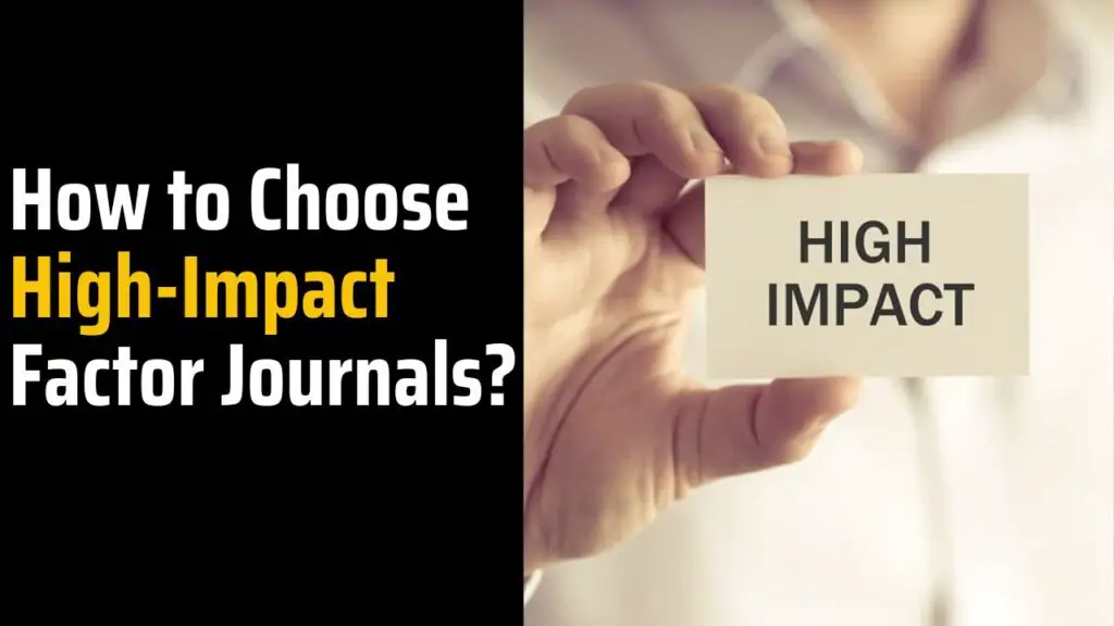 how to write literature review paper for high impact factor journals